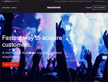 Tablet Screenshot of launchrock.com